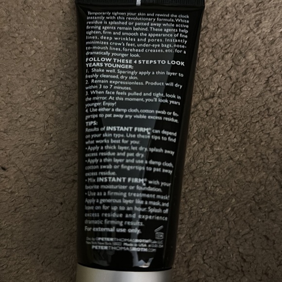 Peter Thomas Roth Instant FirmX Face Tightener- SEALED- 100 ml - Picture 2 of 4
